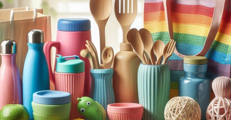 100 objetos de plastico